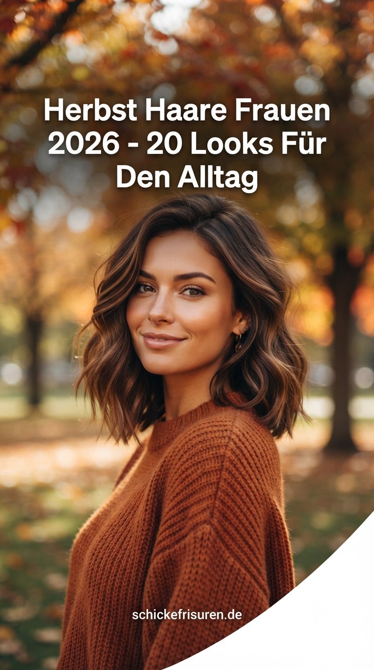 Herbst Haare Frauen 2026 - 20 Looks Für Den Alltag