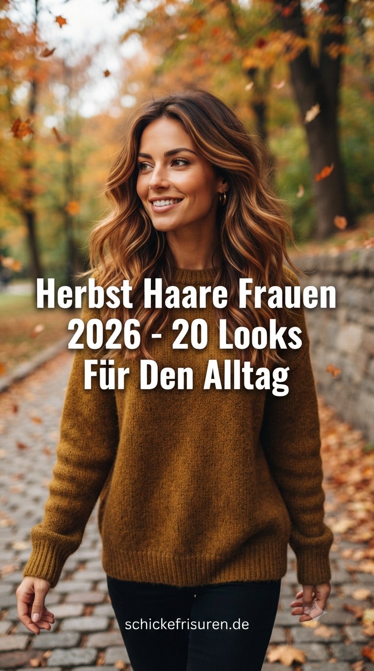 Herbst Haare Frauen 2026 - 20 Looks Für Den Alltag