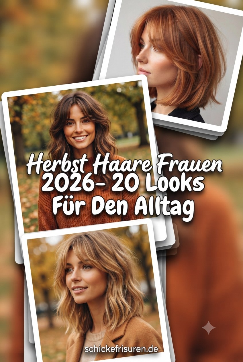 Herbst Haare Frauen 2026 - 20 Looks Für Den Alltag