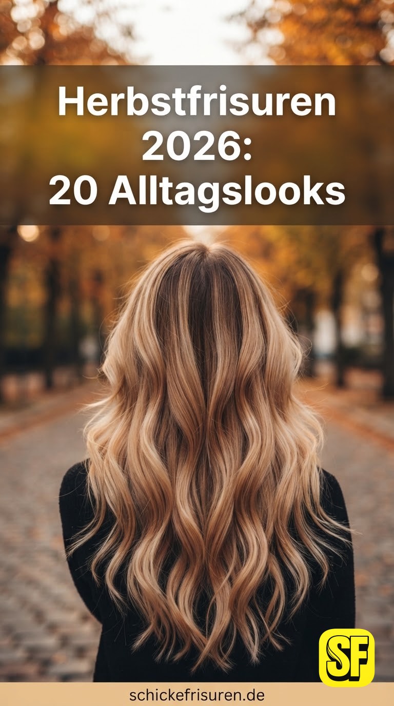 Herbstfrisuren 2026: 20 Alltagslooks