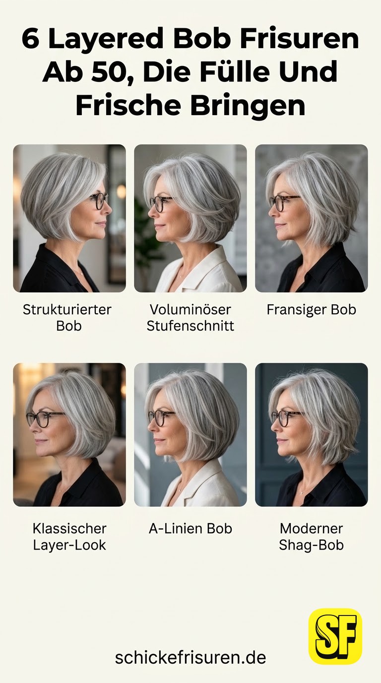 6 Layered Bob Frisuren Ab 50, Die Fülle Und Frische Bringen