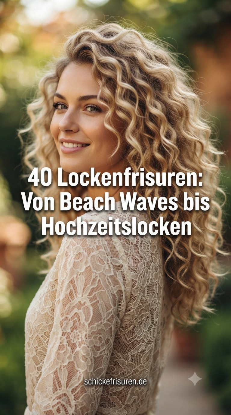 40 Lockenfrisuren: Von Beach Waves bis Hochzeitslocken