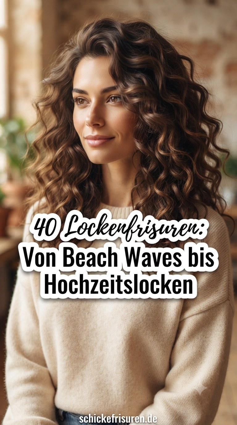40 Lockenfrisuren: Von Beach Waves bis Hochzeitslocken