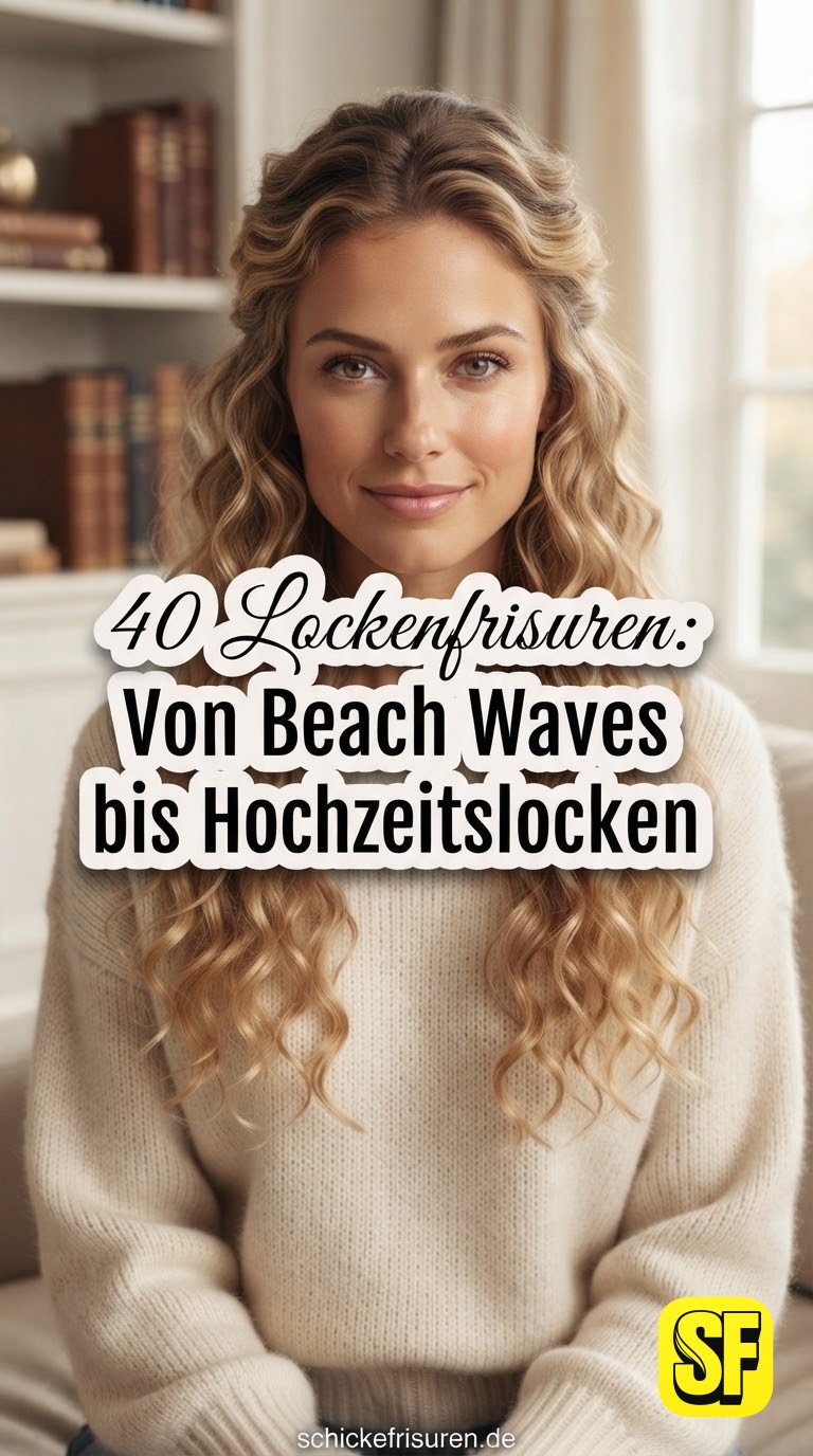 40 Lockenfrisuren: Von Beach Waves bis Hochzeitslocken