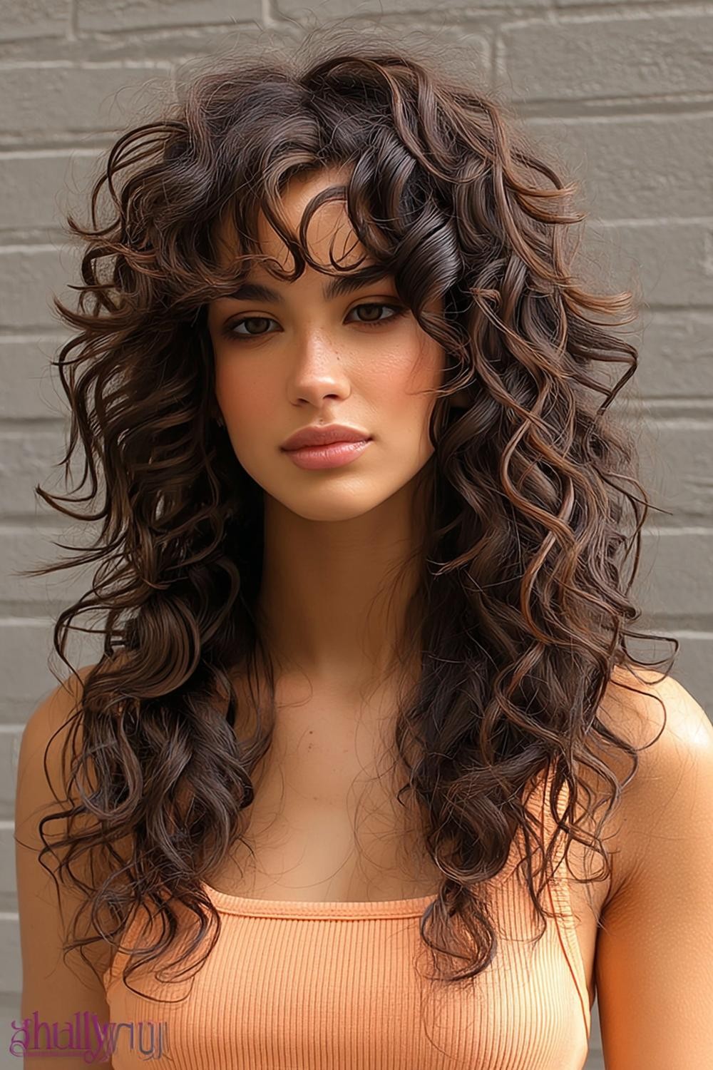 Voluminöse Mittellocken mit Stufen