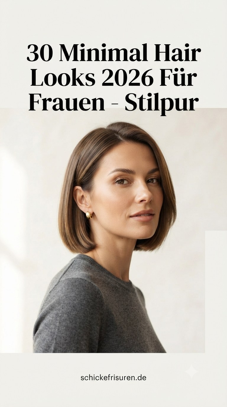 30 Minimal Hair Looks 2026 Für Frauen - Stilpur