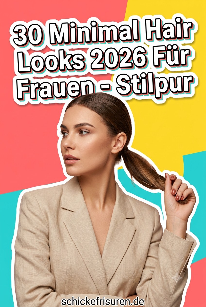 30 Minimal Hair Looks 2026 Für Frauen - Stilpur