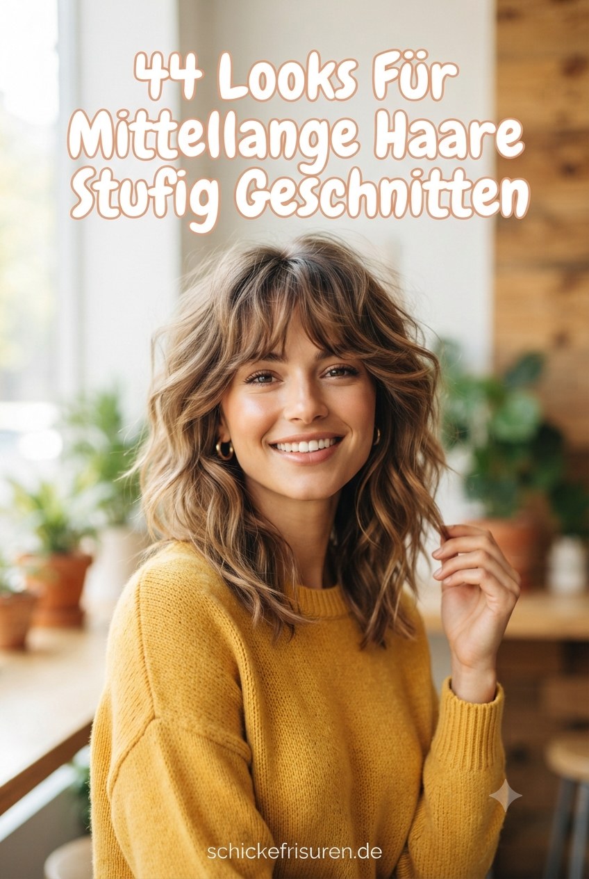 44 Looks Für Mittellange Haare Stufig Geschnitten