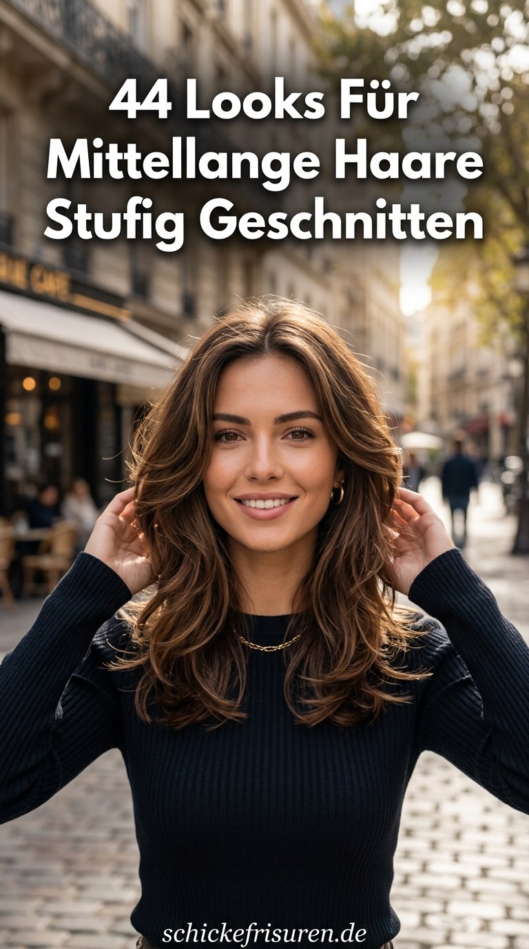 44 Looks Für Mittellange Haare Stufig Geschnitten