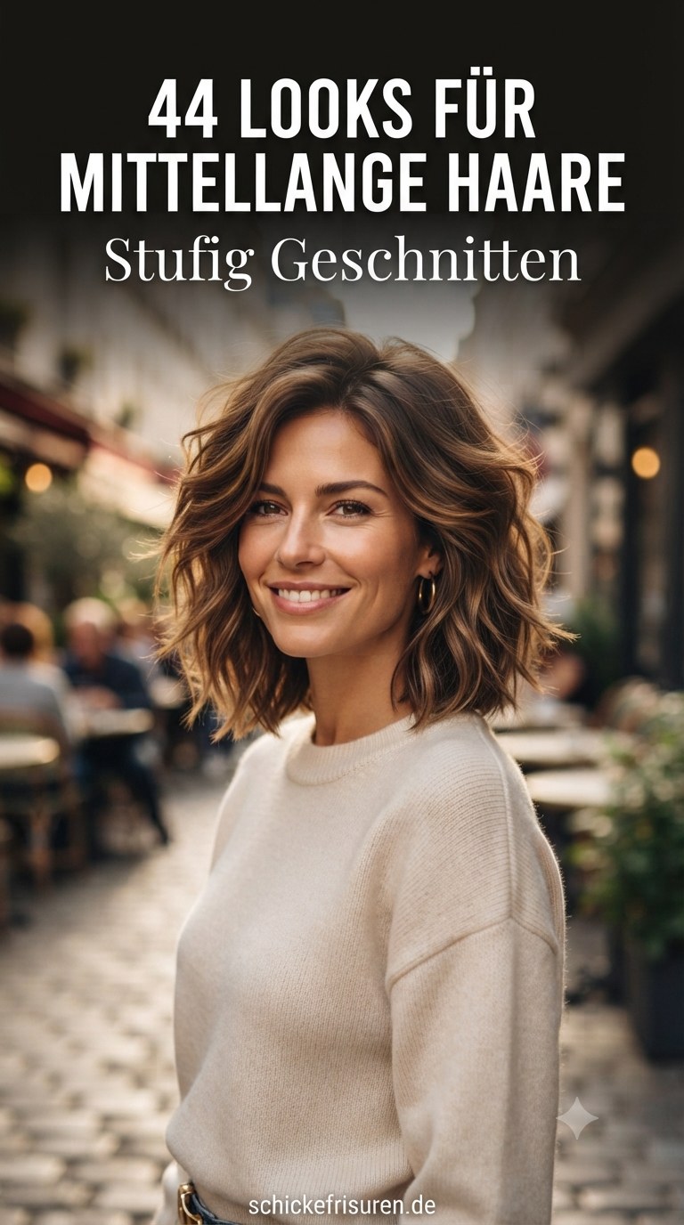 44 Looks Für Mittellange Haare Stufig Geschnitten