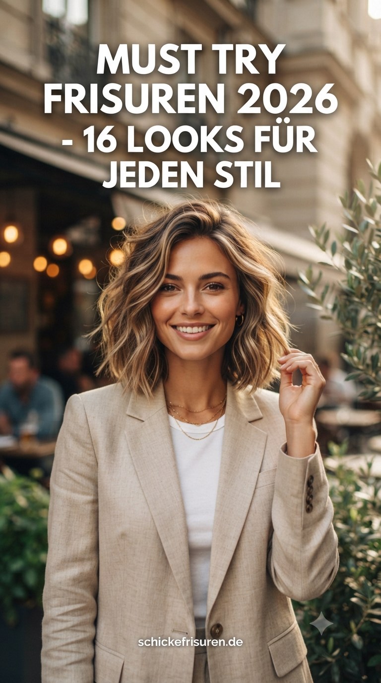 Must Try Frisuren 2026 - 16 Looks für jeden Stil