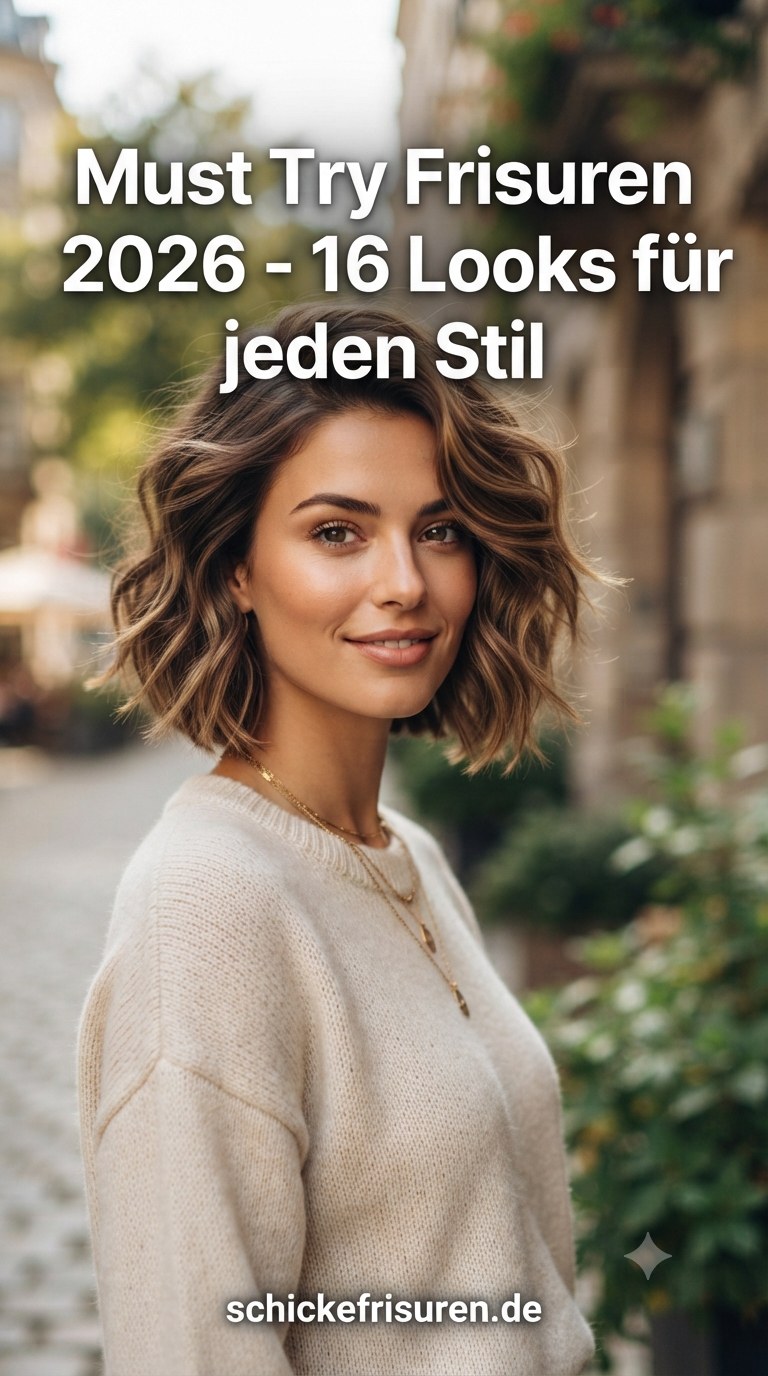 Must Try Frisuren 2026 - 16 Looks für jeden Stil