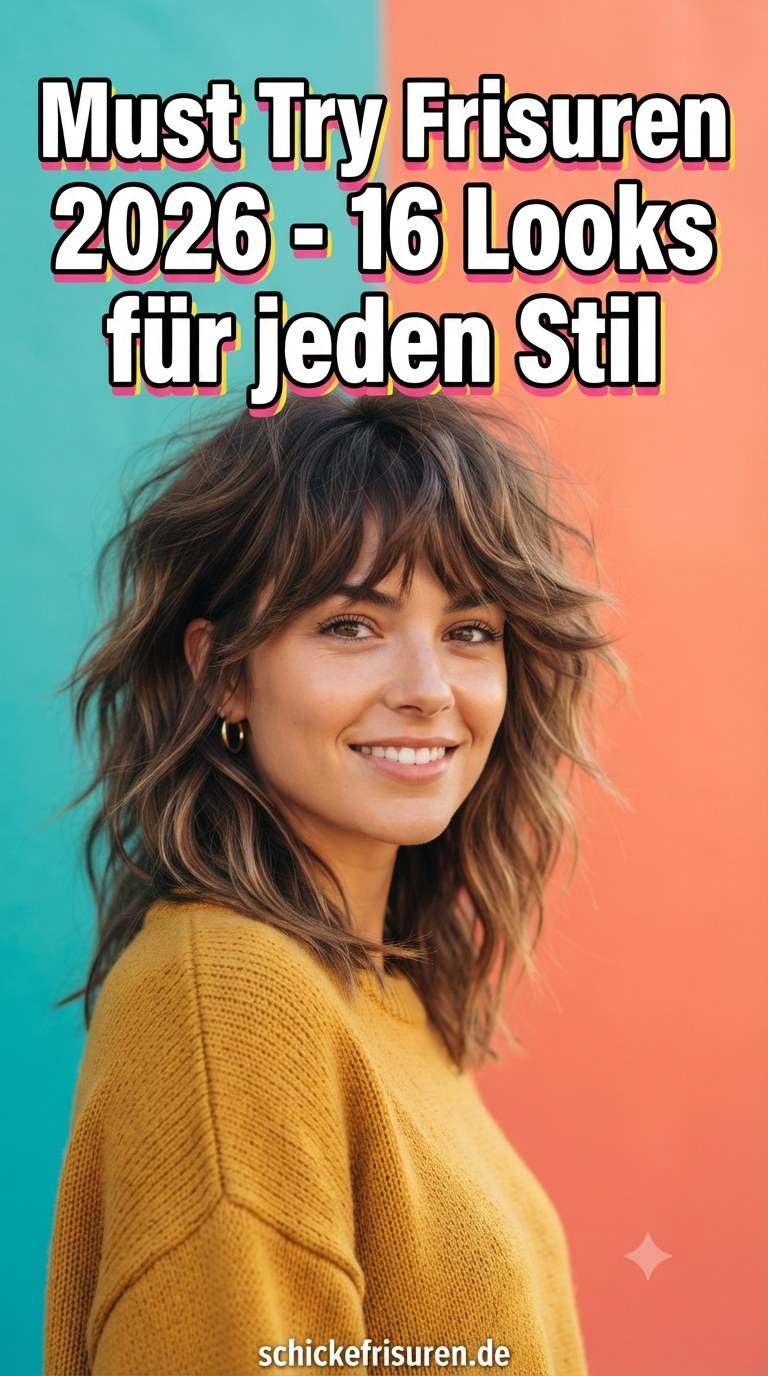 Must Try Frisuren 2026 - 16 Looks für jeden Stil