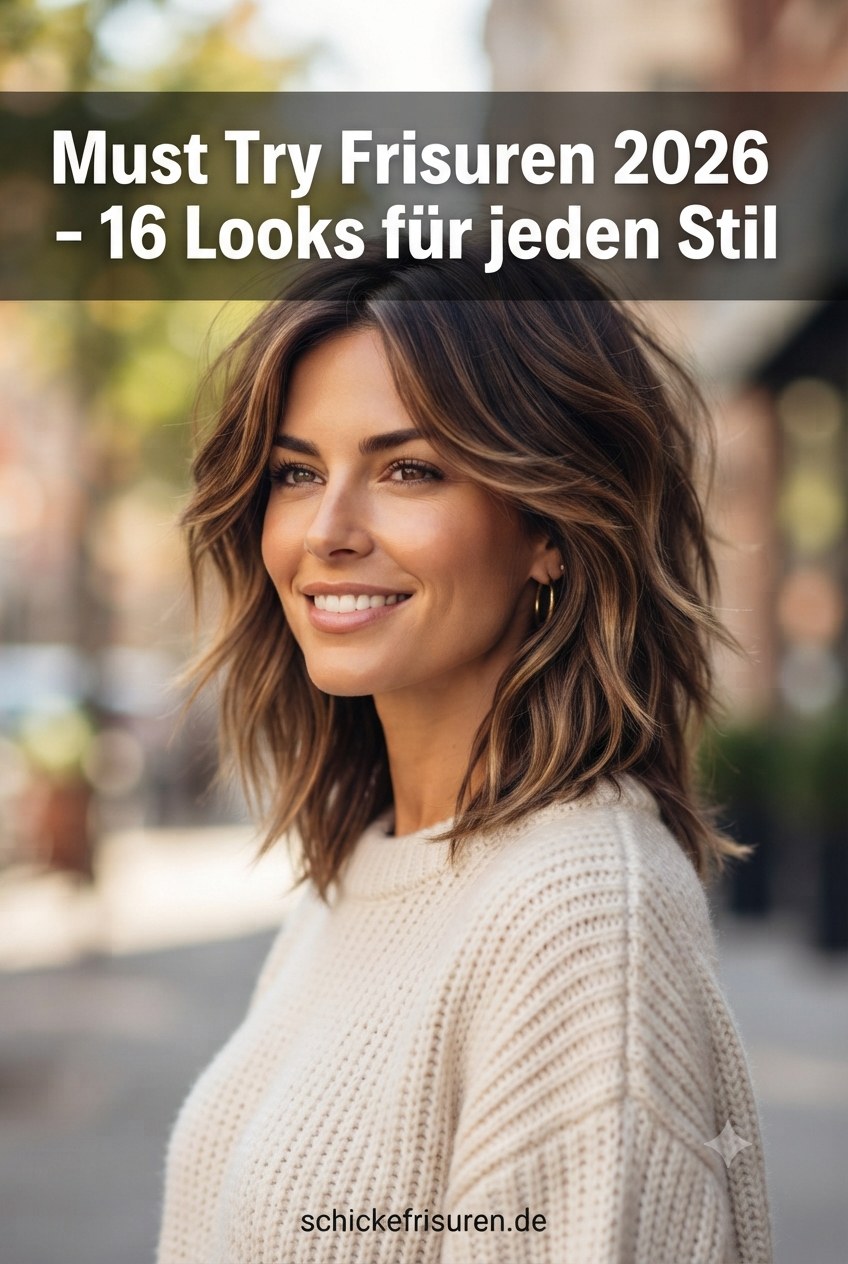 Must Try Frisuren 2026 - 16 Looks für jeden Stil