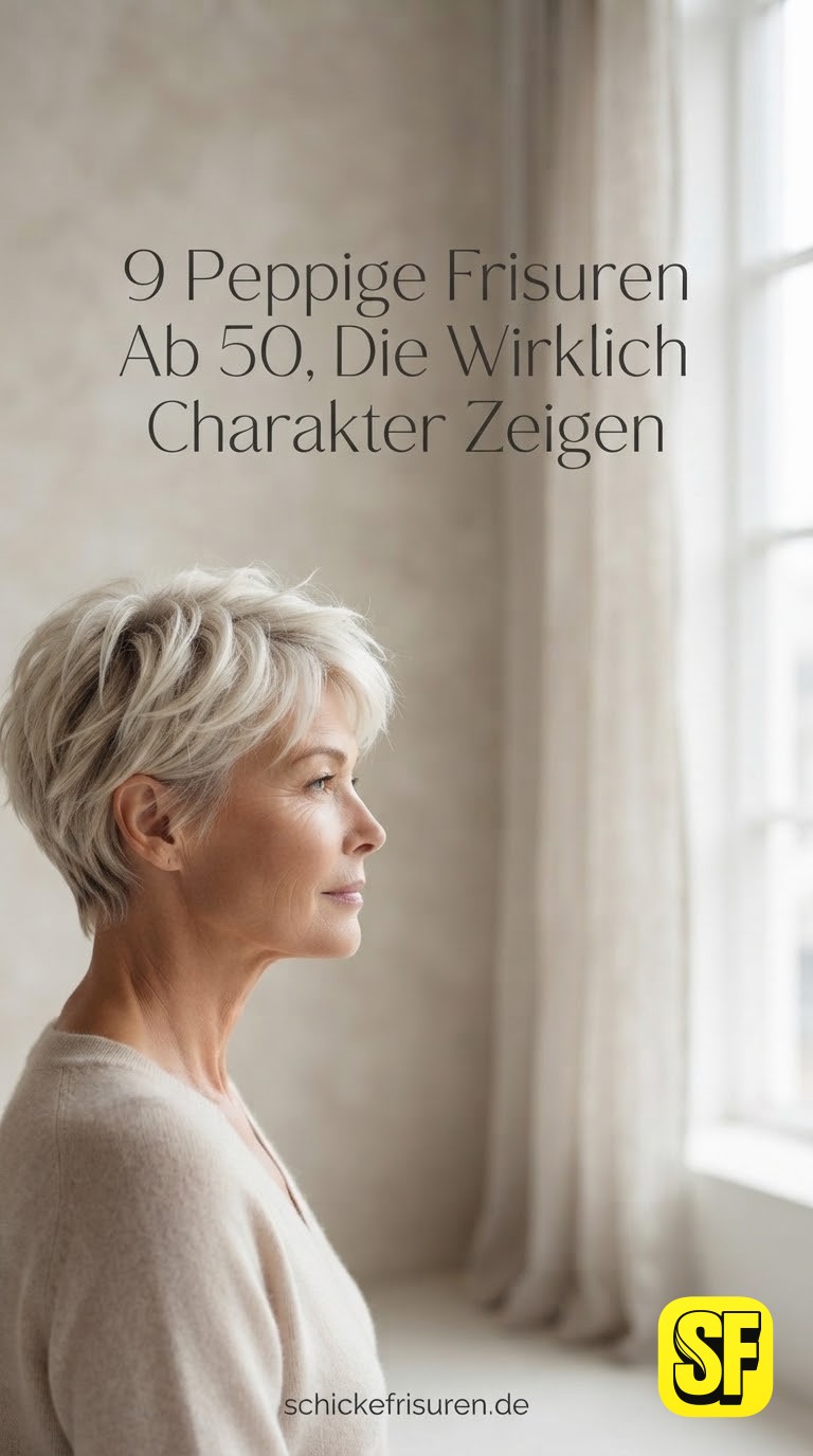 9 Peppige Frisuren Ab 50, Die Wirklich Charakter Zeigen