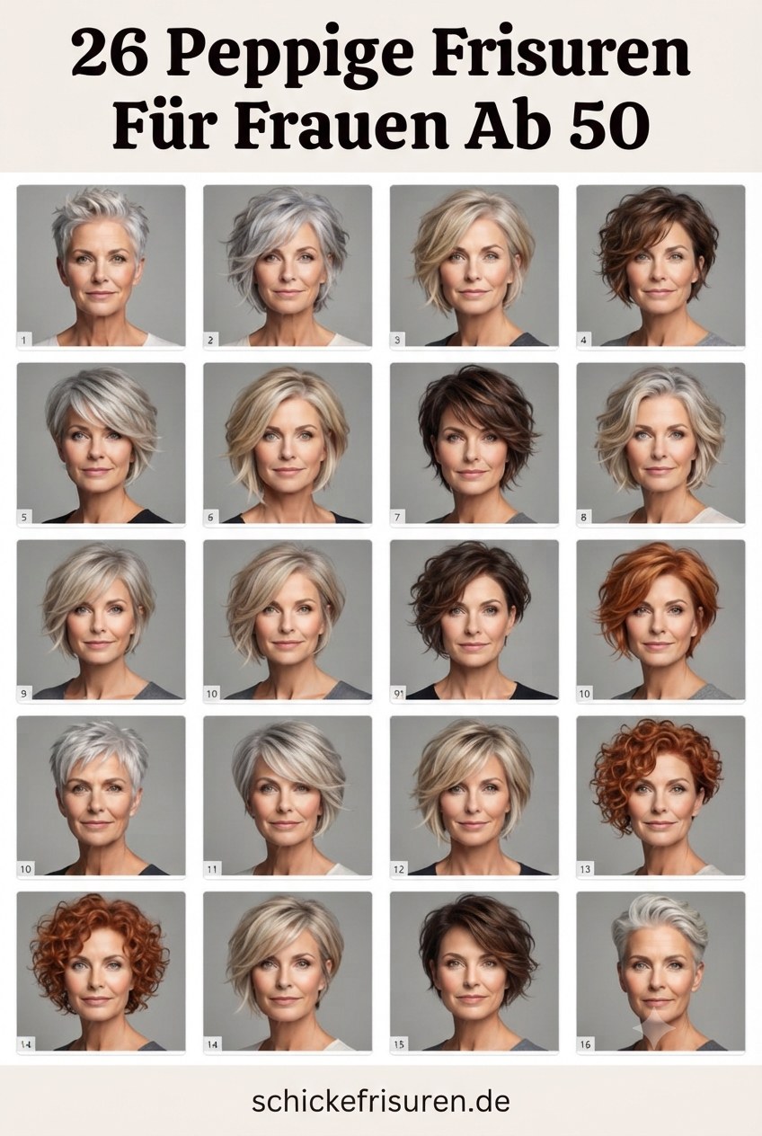 26 Peppige Frisuren Für Frauen Ab 50