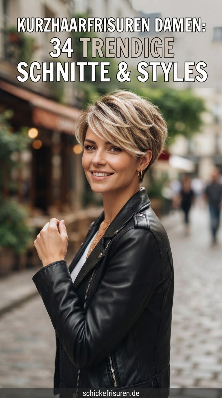 Kurzhaarfrisuren Damen: 34 Trendige Schnitte & Styles