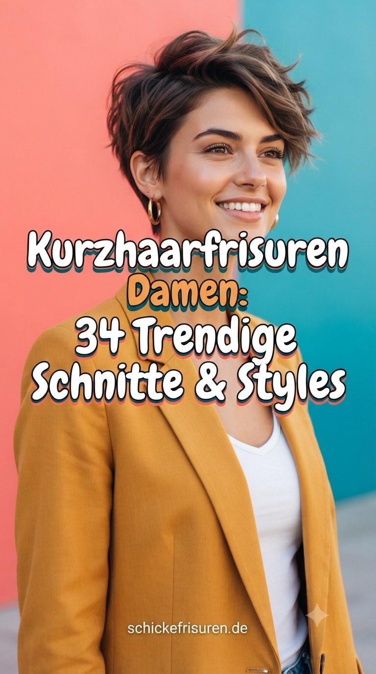 Kurzhaarfrisuren Damen: 34 Trendige Schnitte & Styles