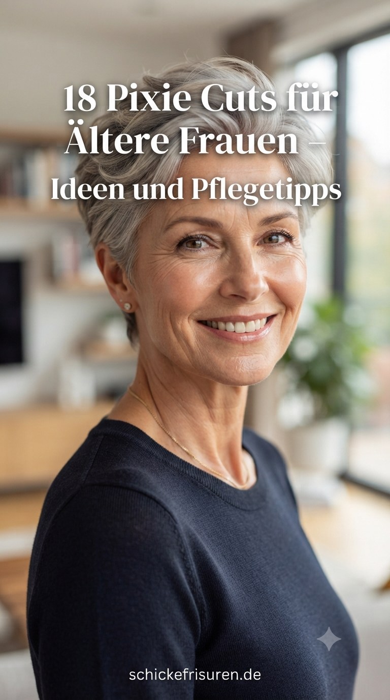 18 Pixie Cuts für Ältere Frauen – Stilvolle Ideen und Pflegetipps