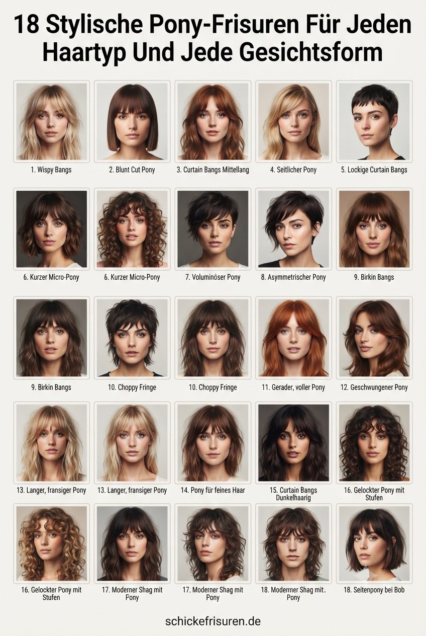 18 Stylische Pony-Frisuren Für Jeden Haartyp Und Jede Gesichtsform