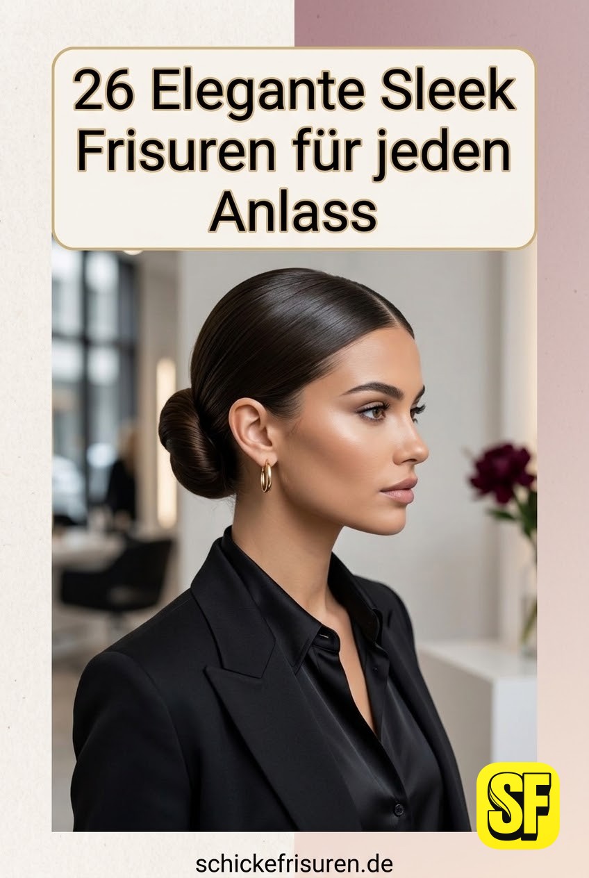 26 Elegante Sleek Frisuren für jeden Anlass