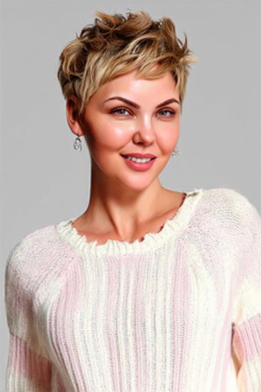 Klassischer Pixie-Glamour