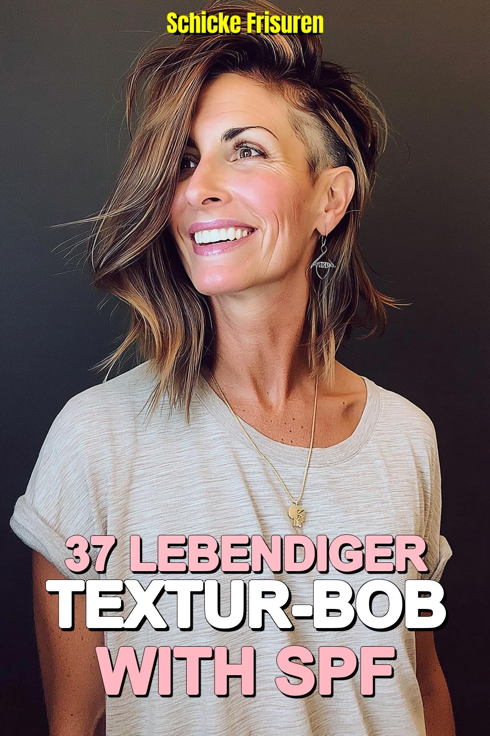 Lebendiger Textur-Bob