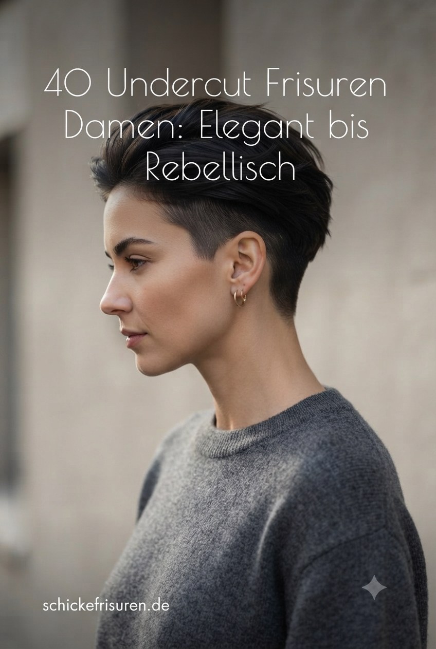 40 Undercut Frisuren Damen: Elegant bis Rebellisch