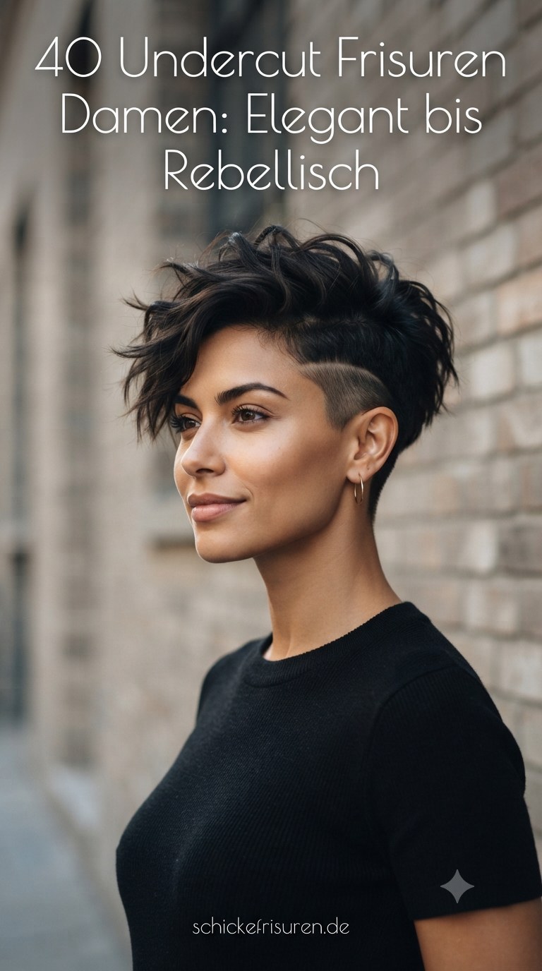 40 Undercut Frisuren Damen: Elegant bis Rebellisch
