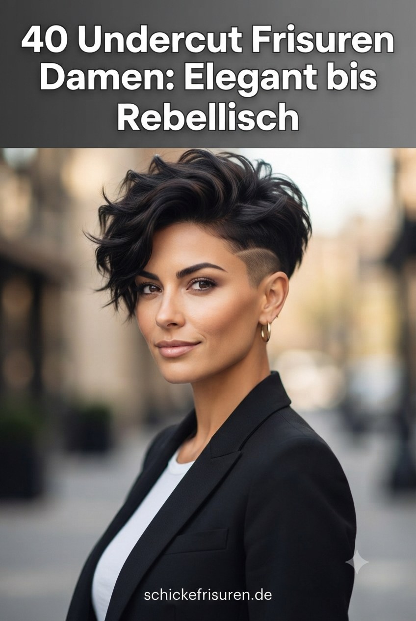 40 Undercut Frisuren Damen: Elegant bis Rebellisch