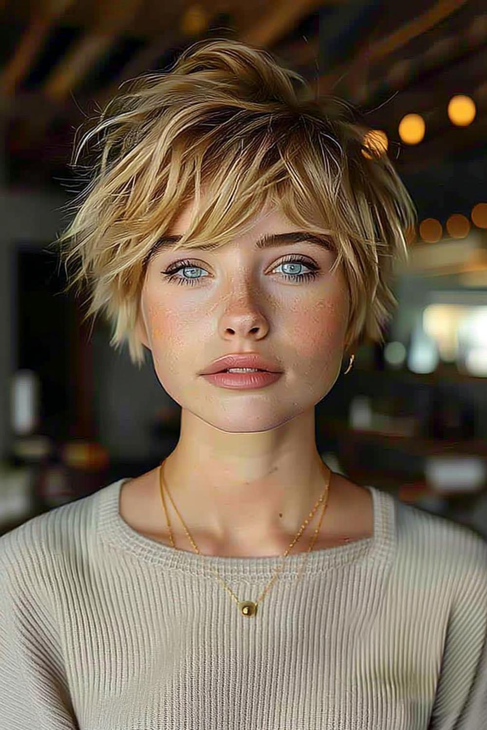 Moderner Platin-Undercut