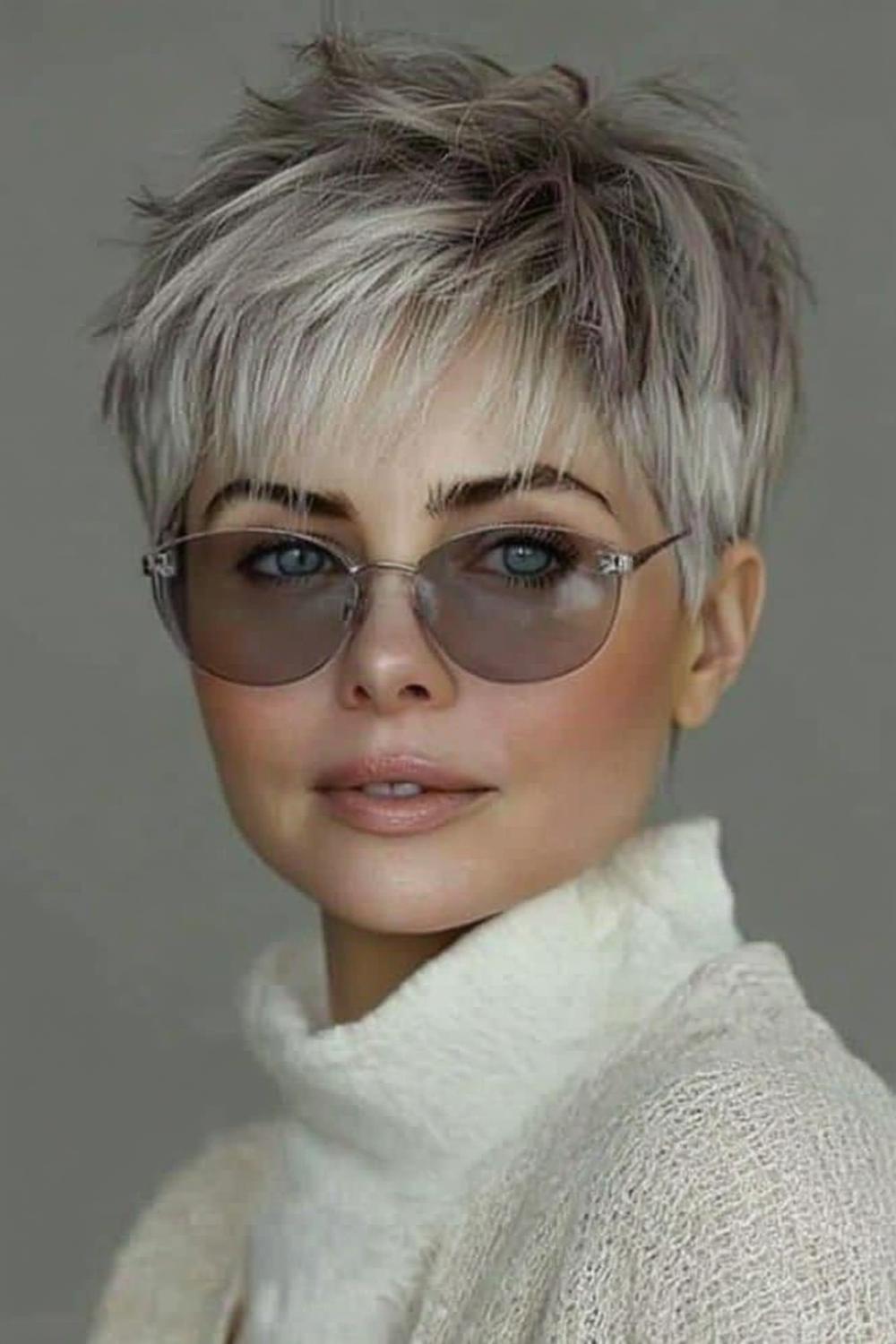 Moderner Silber-Pixie