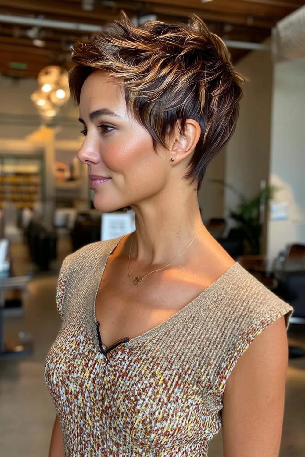 Strahlender Silber-Pixie