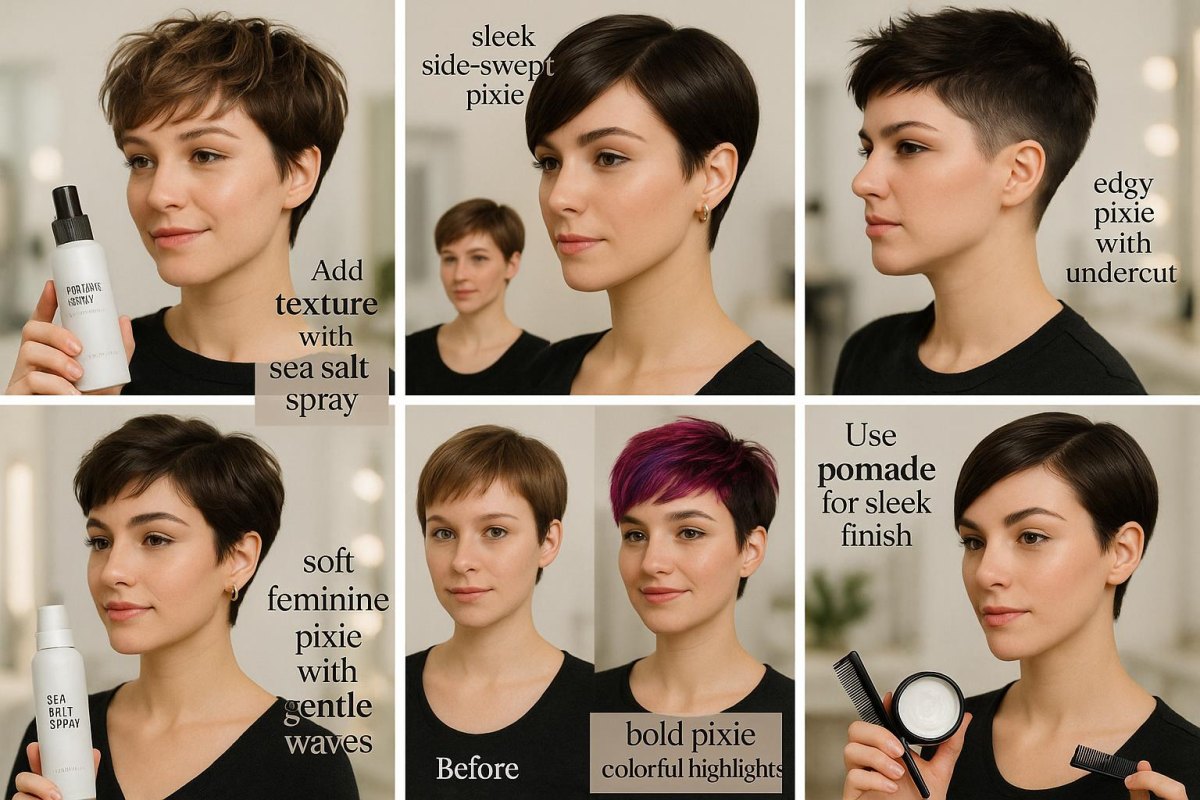 Styling Pflege Pixie Undercut