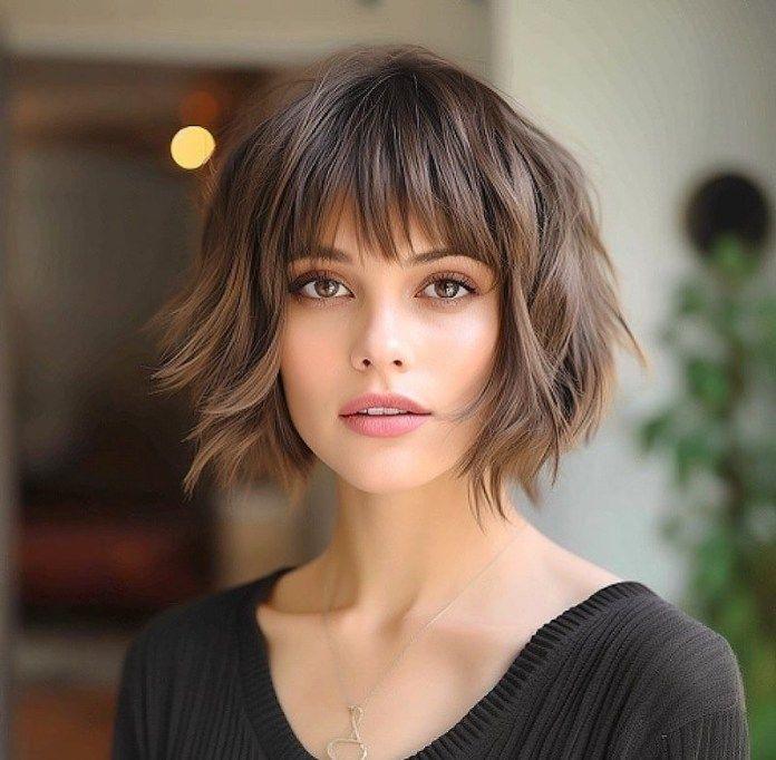 20 Shaggy Bob Mit Pony Ab 50 Ideen Für Moderne Looks