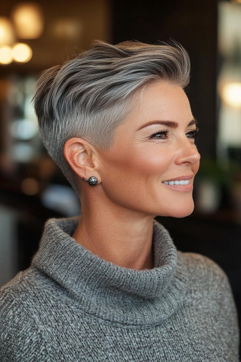 Pflegeleichter Pixie für Frauen ab 50