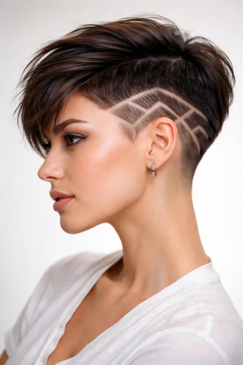 Pixie mit geometrischem Muster