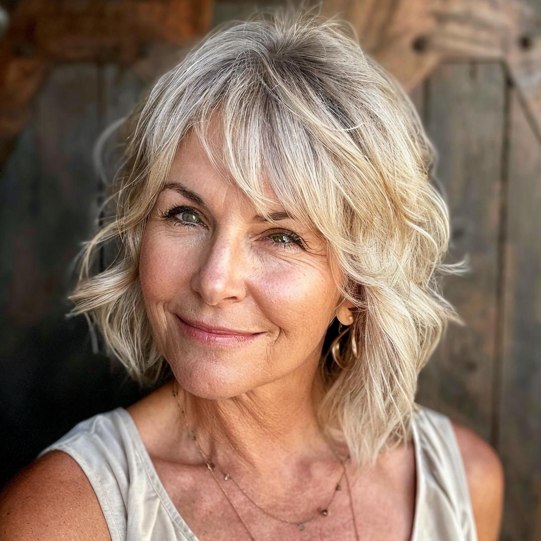 20 Shaggy Bob Mit Pony Ab 50 Ideen Für Moderne Looks