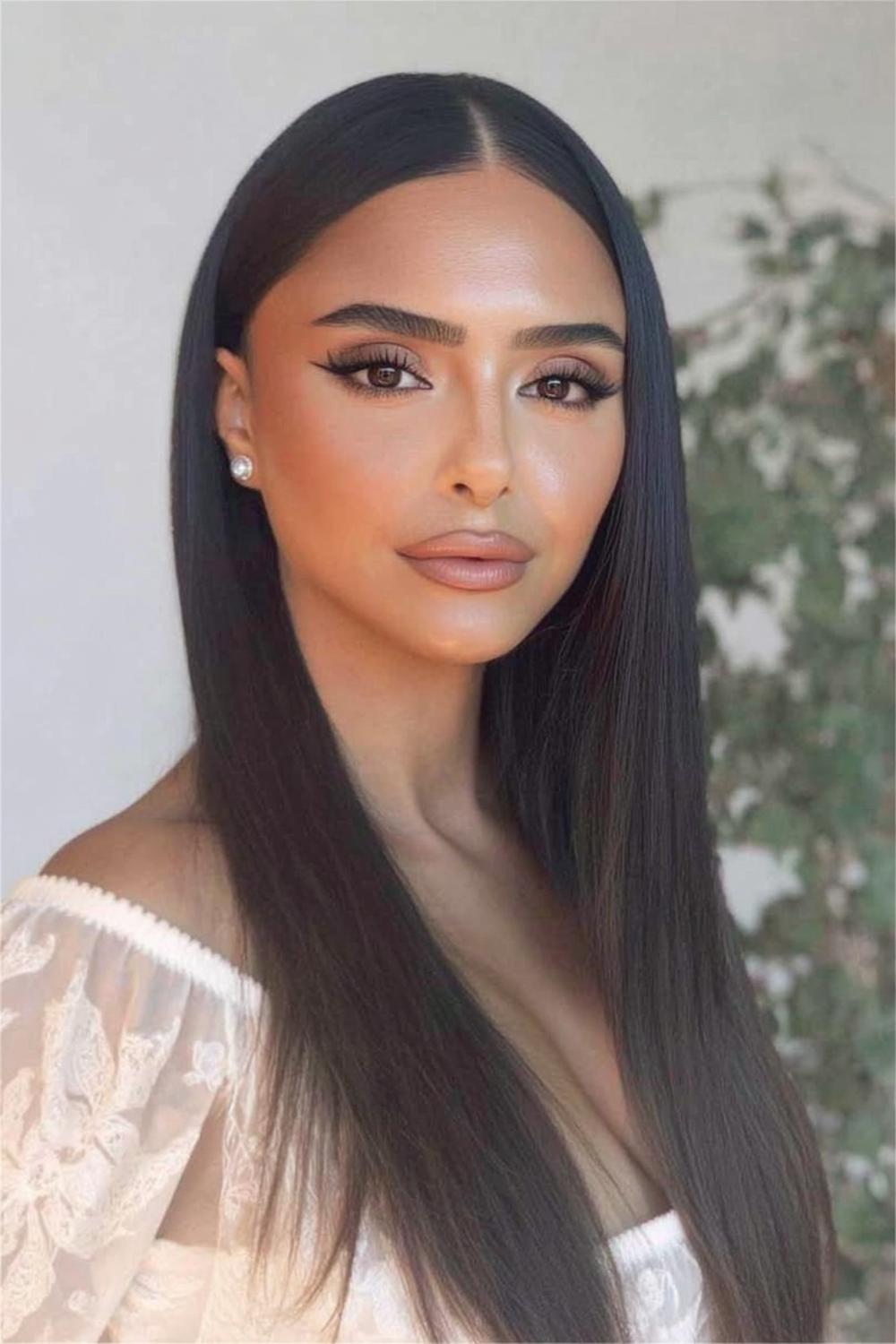 Seidiger Mittelscheitel