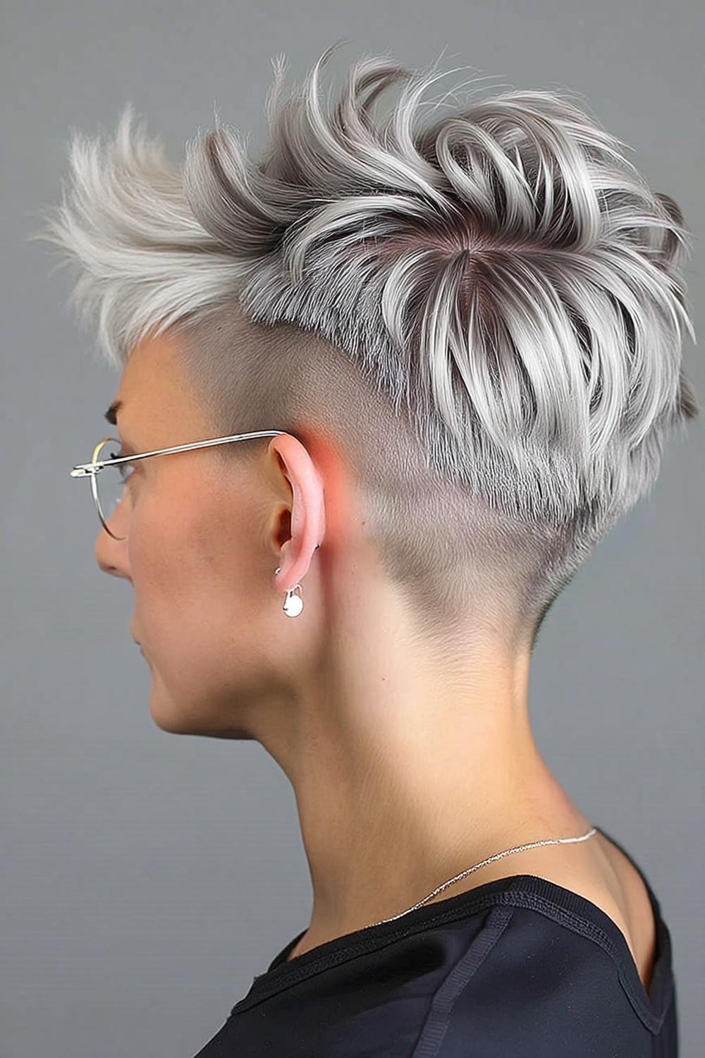 Dramatischer Mohawk-Style