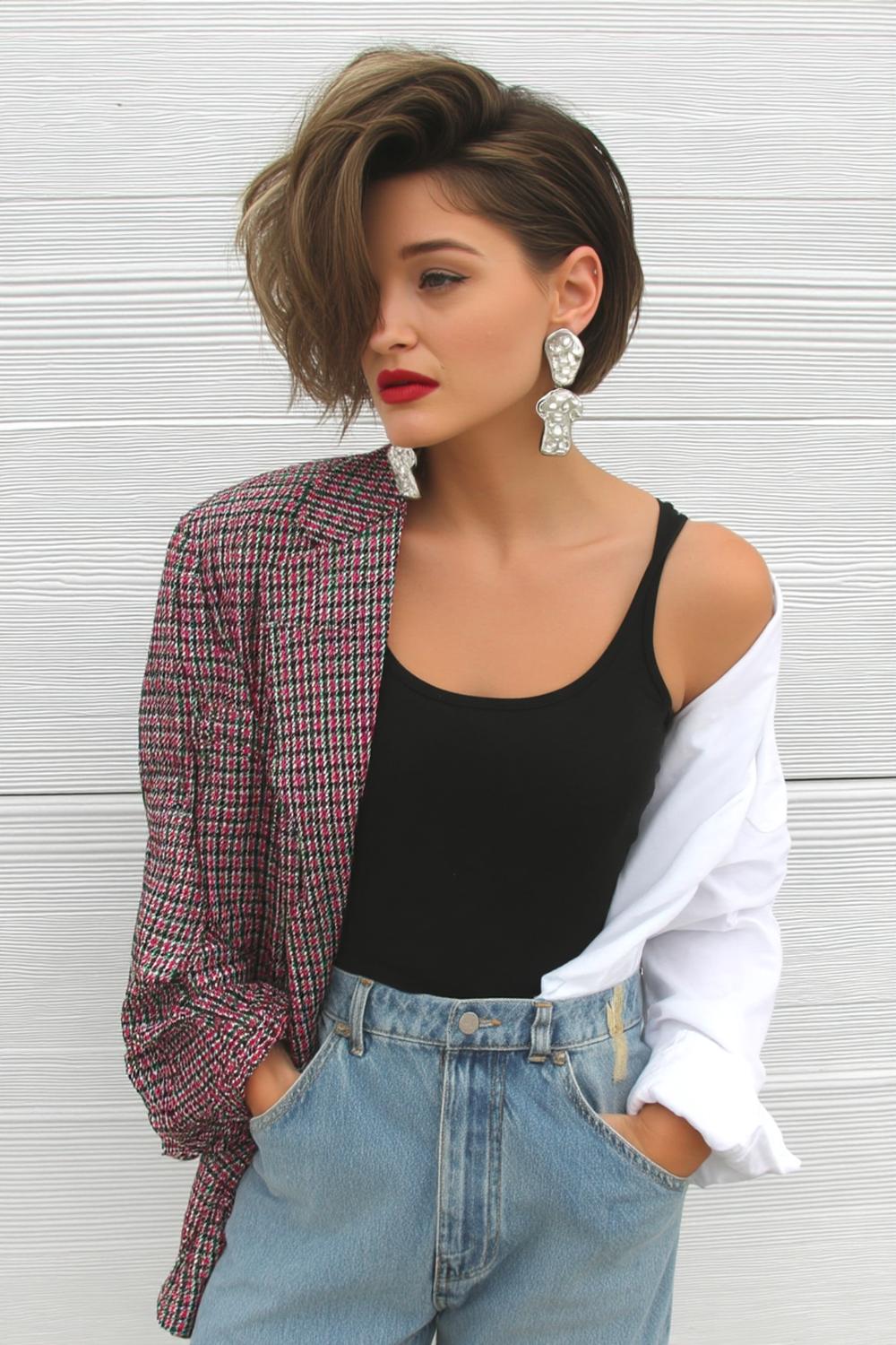 Eleganter Sidecut-Bob