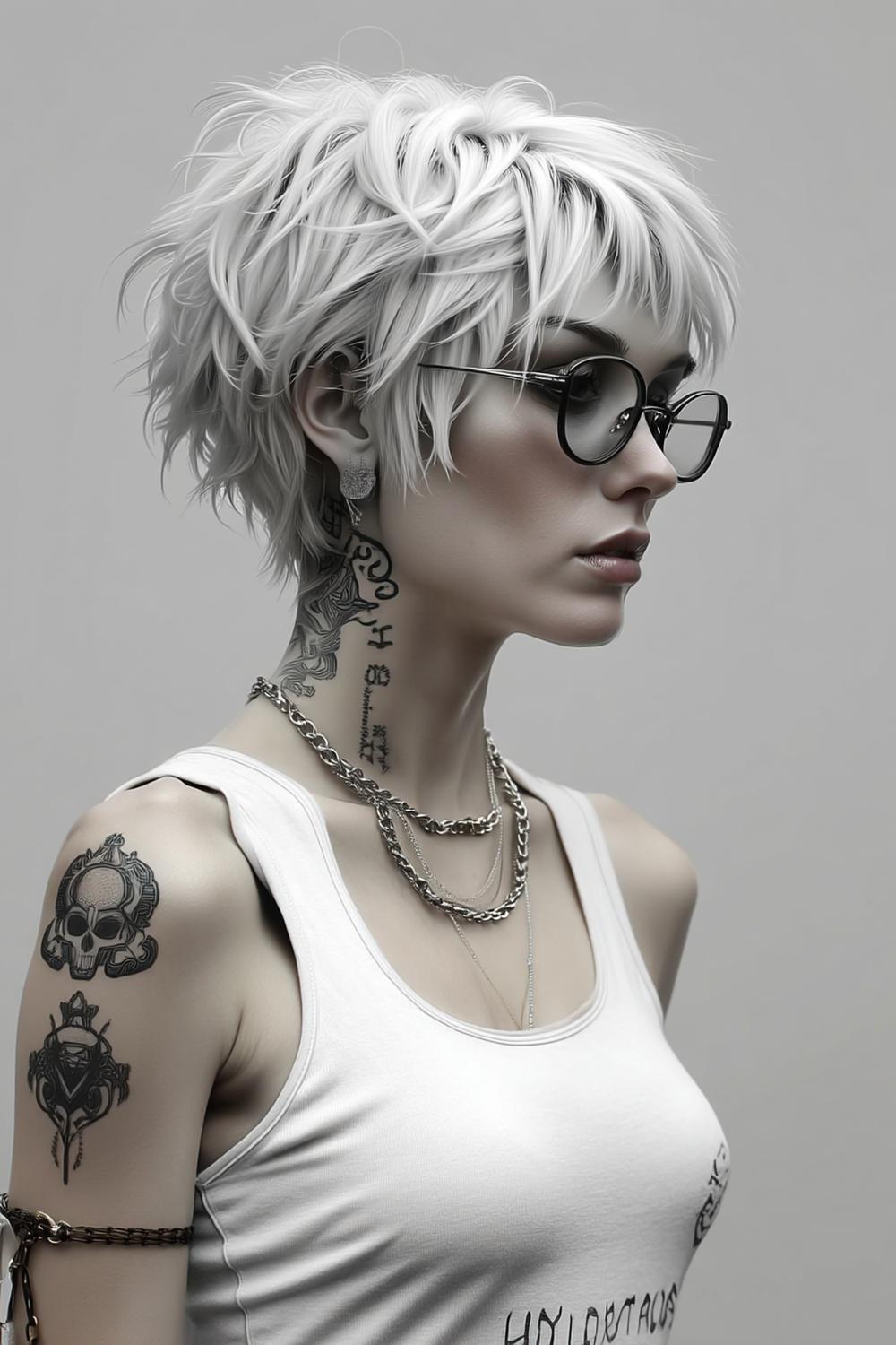 Rebellischer Punk-Look