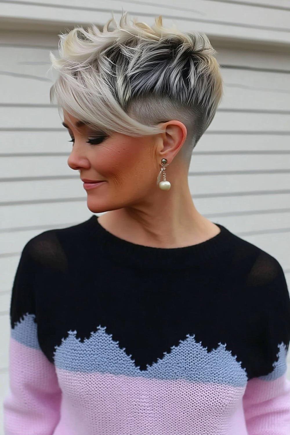 Versteckter Seitenschnitt