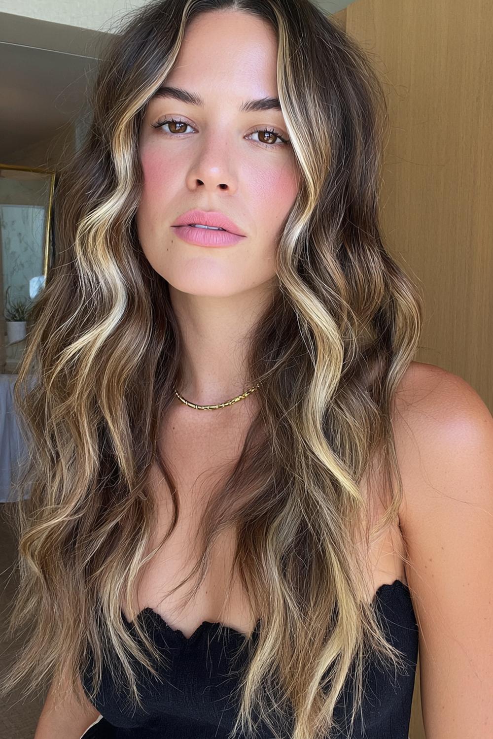 24. Urlaubs Frisuren 2026: Kordel-Halo mit sonnengebleichten Strähnen