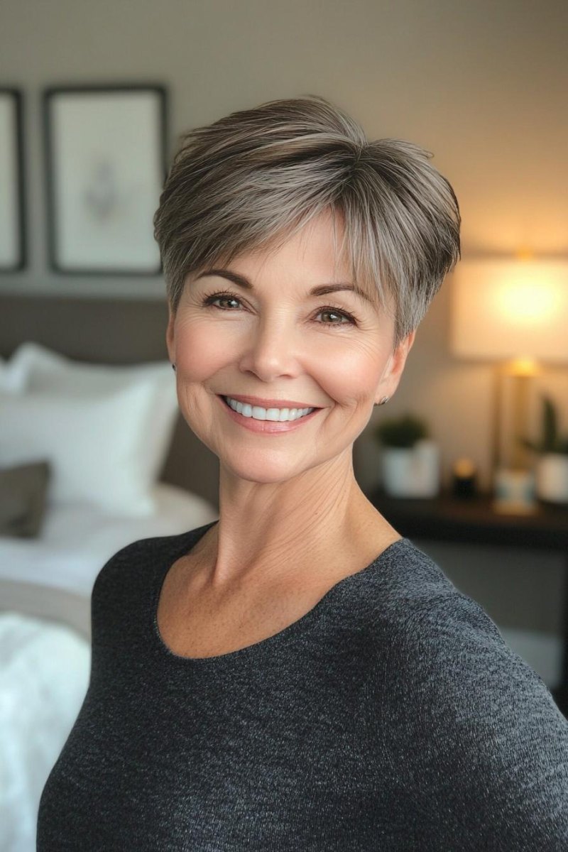 Voluminöser Pixie bei feinem Haar