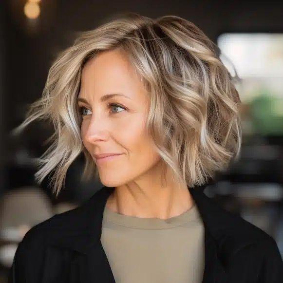 Gestufter Bob ab 50 moderne Frisuren mit Stil